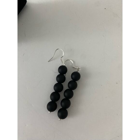 onyx earrings - Picture 4 of 4
